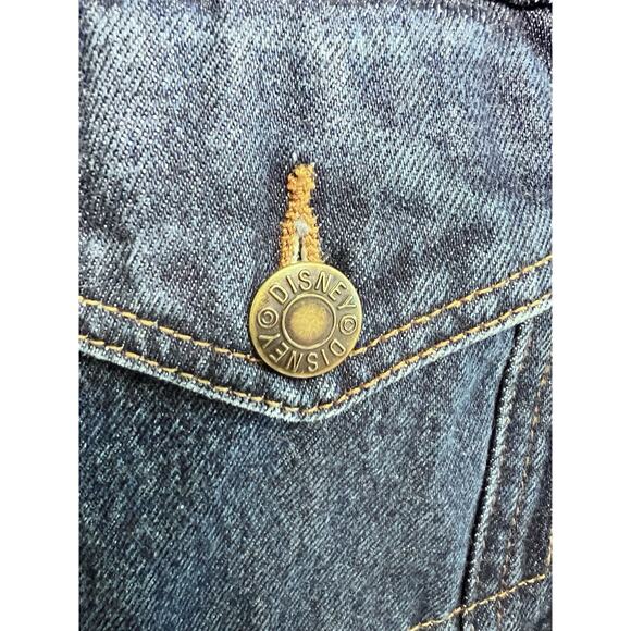 Vintage Disney Store Mickey Mouse Y2K 2000 Jean Jacket Mens Small Oversized - Picture 10 of 12